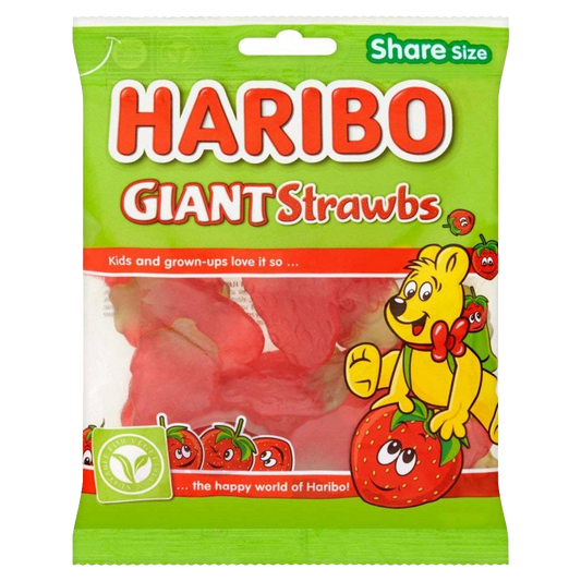 Haribo Giant Strawberries 160g (UK)