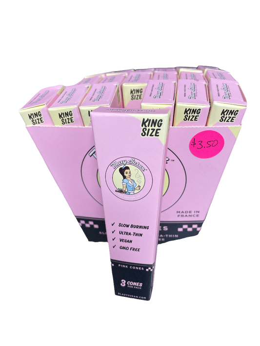 Blazy Susan Pink King Size Cones - 3 Pack