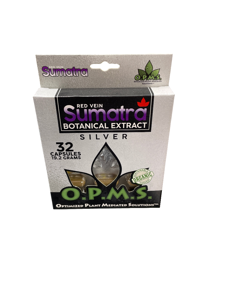 O.P.M.S. Kratom Tabs 32ct - Red Vein Sumatra