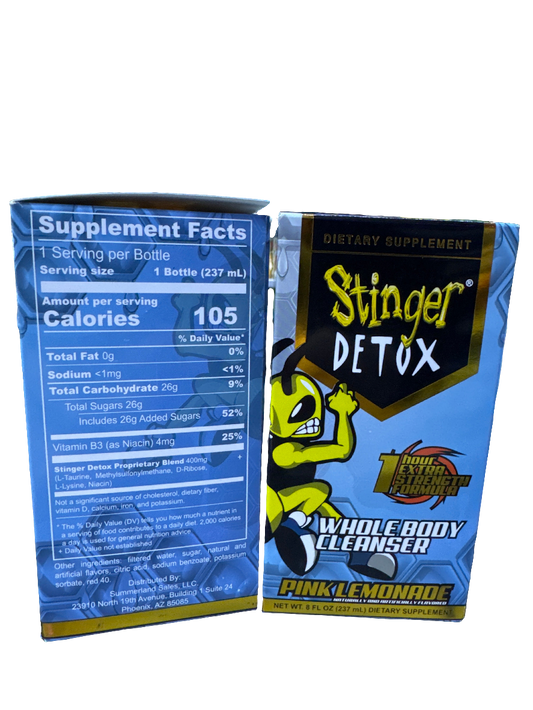 Stinger Detox Whole Body Pink Lemonade