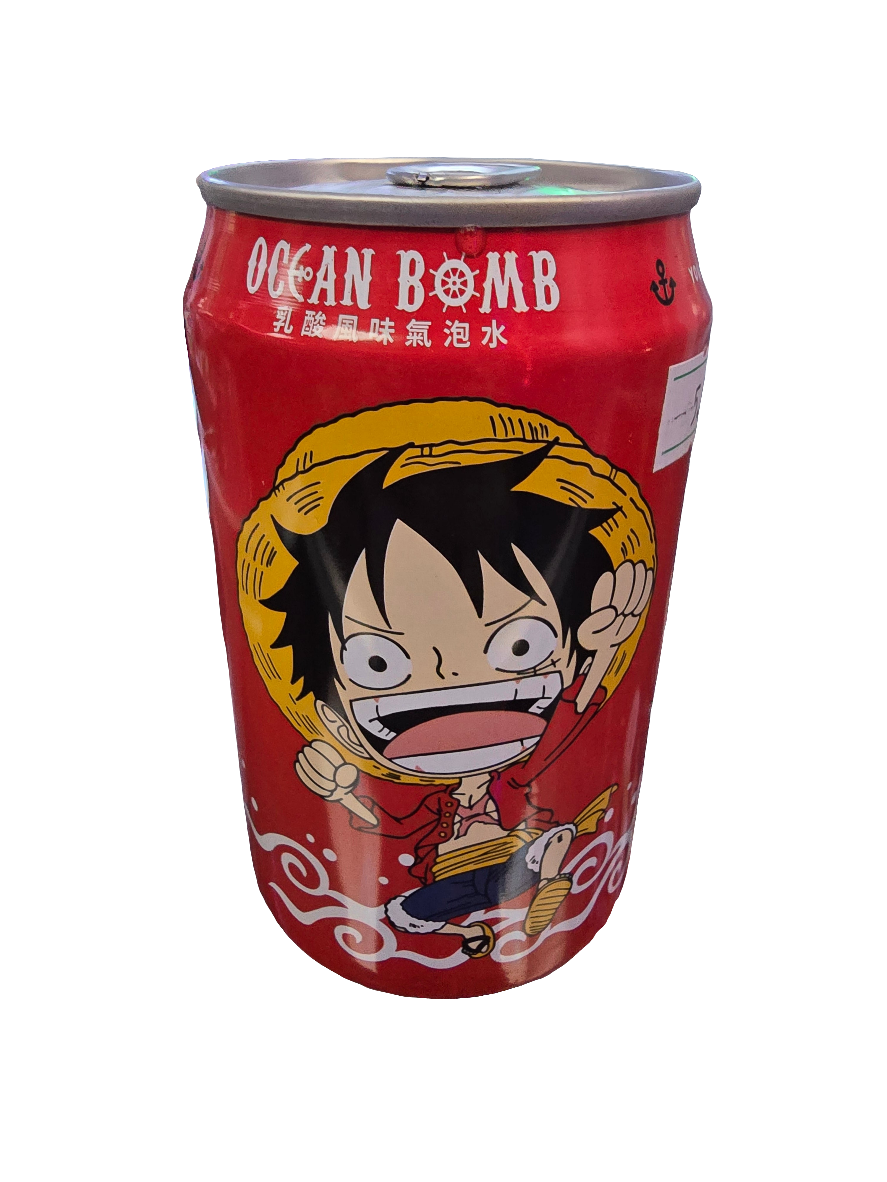 Ocean Bomb- One Piece Anime Yogurt Flavor Sparkling Water (China Import)