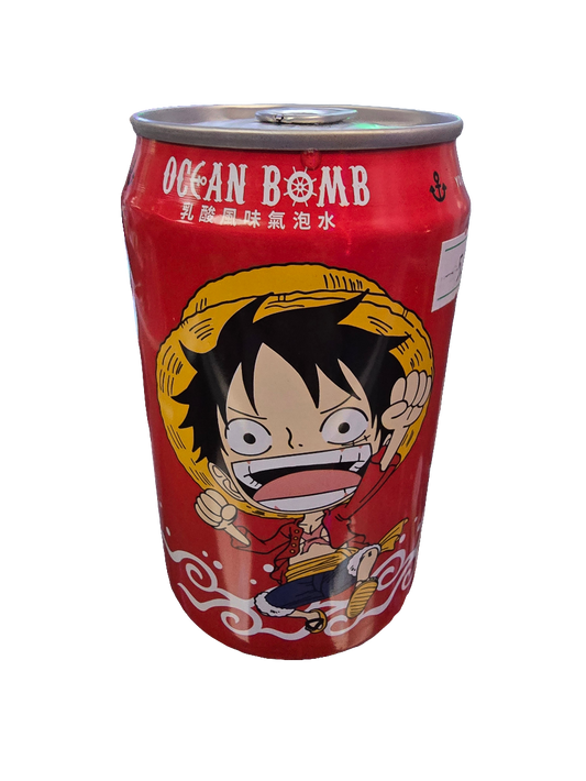 Ocean Bomb- One Piece Anime Yogurt Flavor Sparkling Water (China Import)