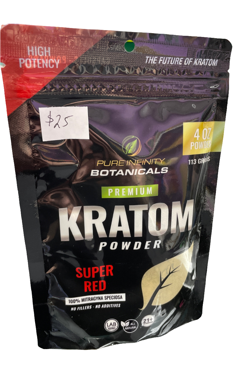 Pure Infinity Kratom Powder - 4oz - Super Red