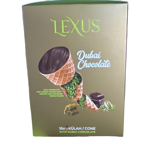 Lexus Dubai Chocolate Cones (10ct)