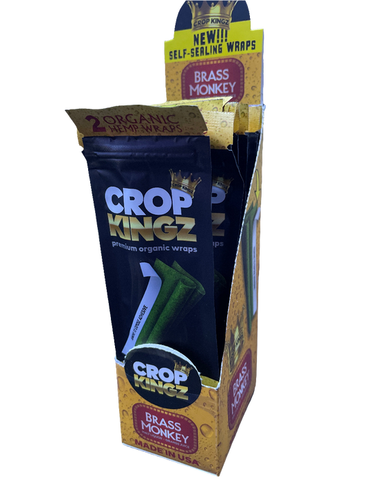 Crop Kingz Premium Organic Wraps 2ct - Malt Liquor