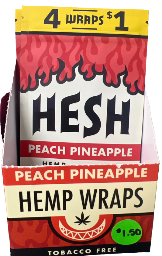 HESH Wraps - Peach Pineapple (4 pack)