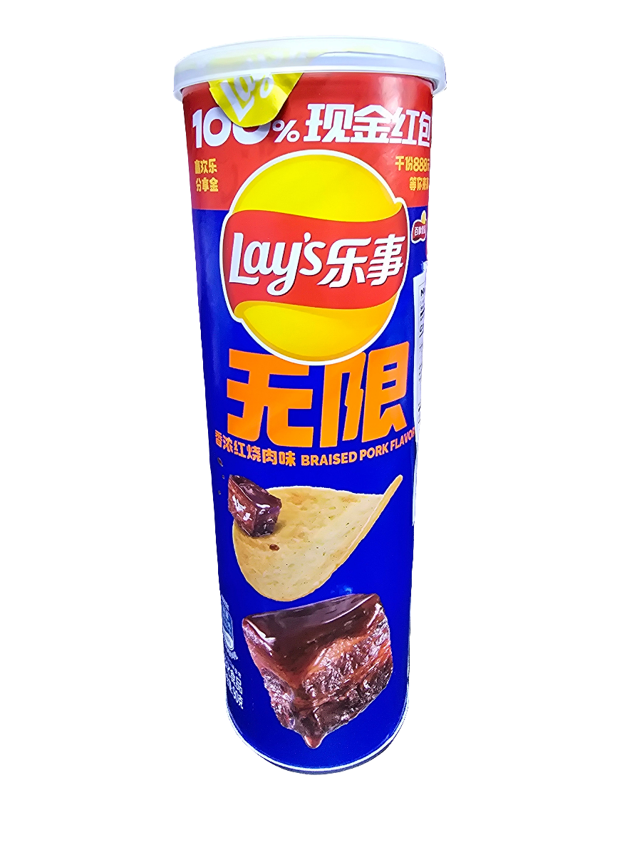 Lays braised pork flavor