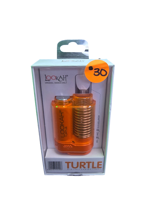 Lookah Turtle - 510 Cartridge Battery - Orange