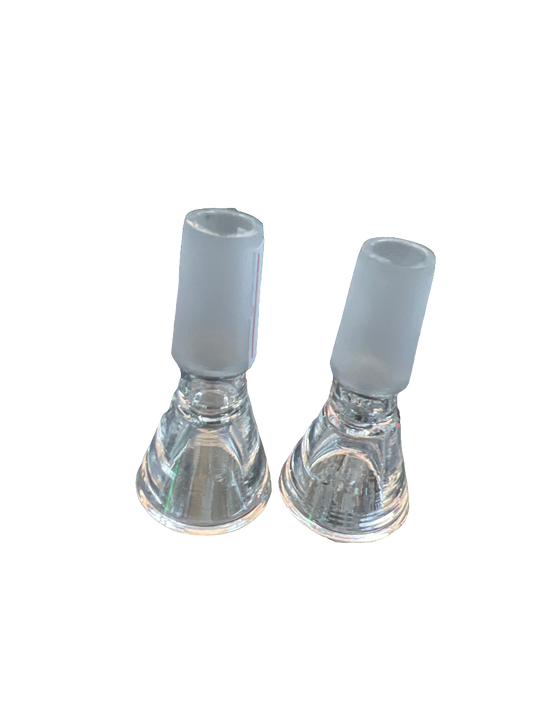 14mm clear bowl with stick handle