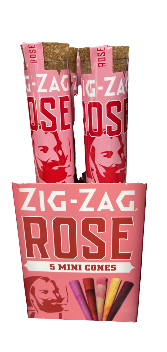 Zig Zag Rose Mini Cones (5 pack)