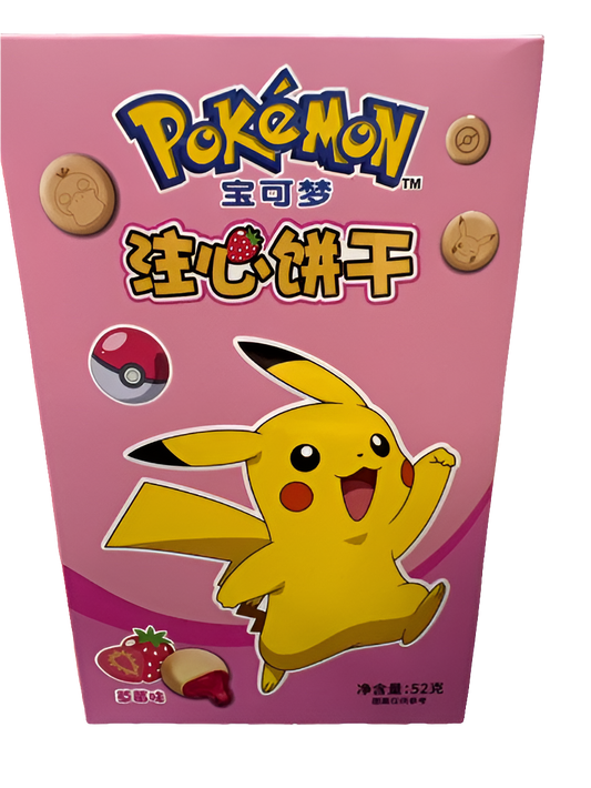 Pokémon - China Import - Strawberry Filled Cookies