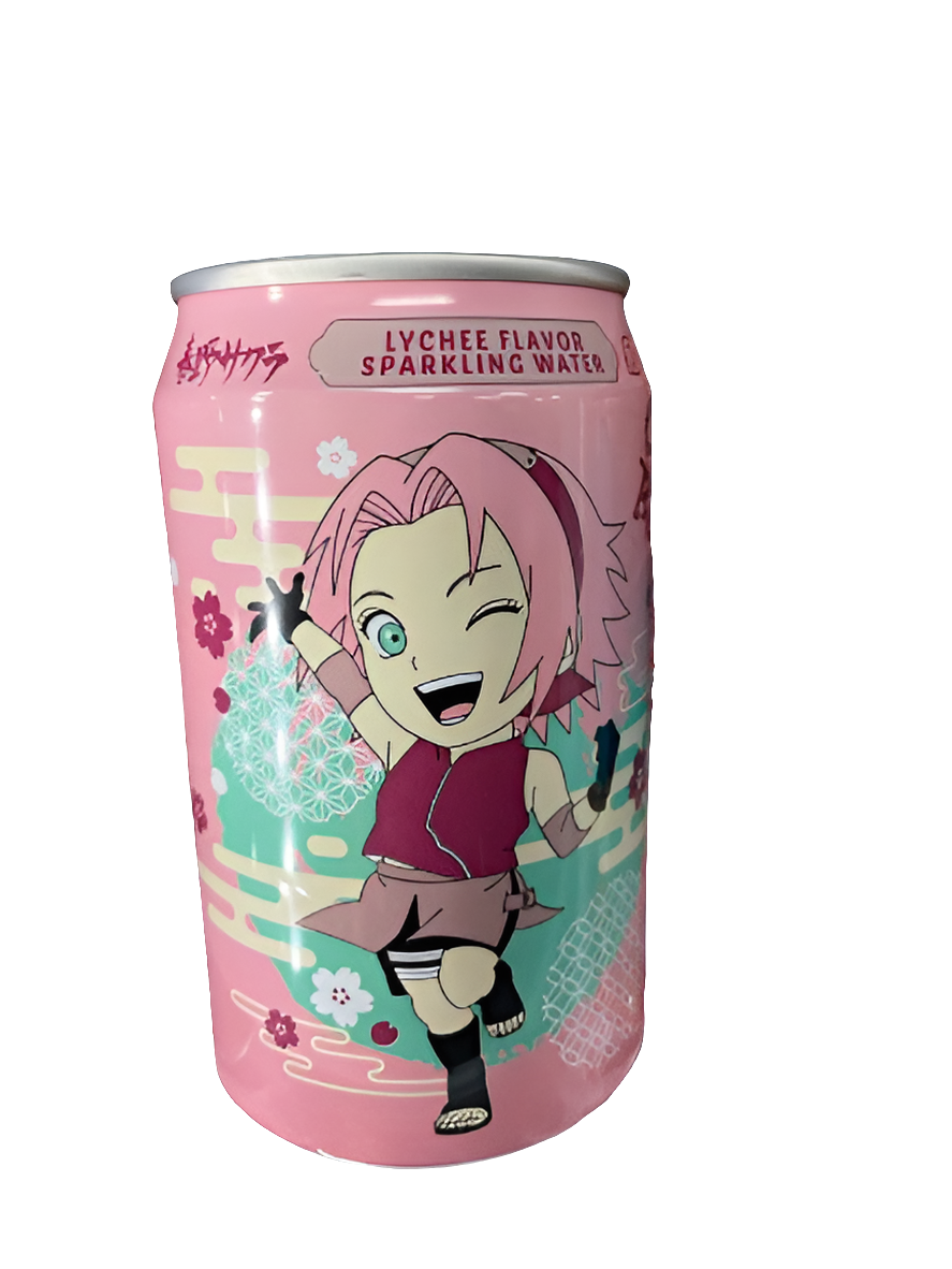 Ocean Bomb Naruto Lychee Sparkling Water - Taiwan Import