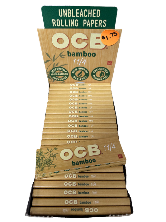 OCB 1 1/4 Bamboo Rolling Papers
