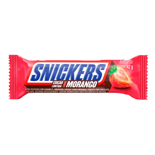 Snickers Morango Chocolate Bar Limited Edition