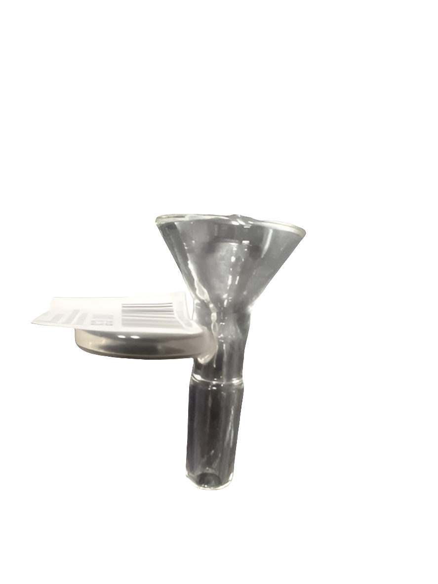 10mm Male Clear Martini Bowl w/ Flat Handle