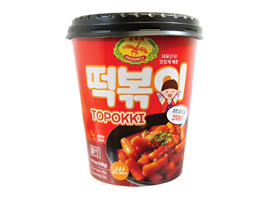 Dragonfly Topokki Spicy Cup 145g (Korea)
