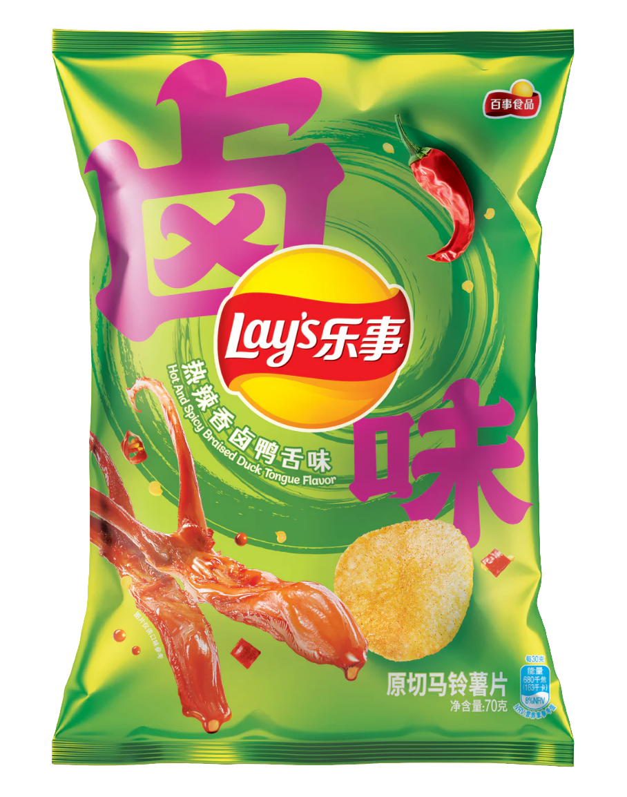 Lays Braised Duck Tongue 70g (China)