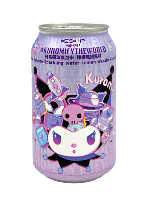 Kuromi Ramune Lemon Warabi Mochi Flavor 330ml (Japan)