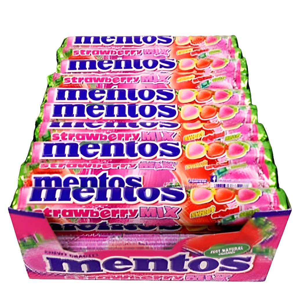 Mentos Strawberry Mix (37.5g) Holland (40ct)