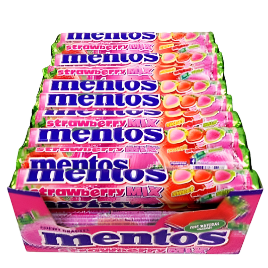 Mentos Strawberry Mix (37.5g) Holland (40ct)