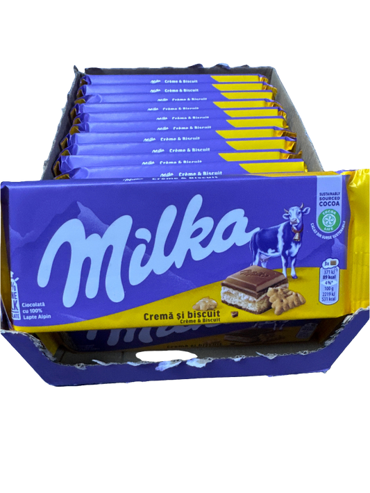 Milka Cream & Biscuits Bar