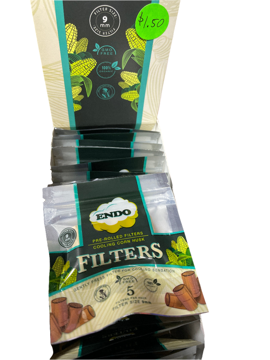 Endo Corn Husk Filter Tips 9mm