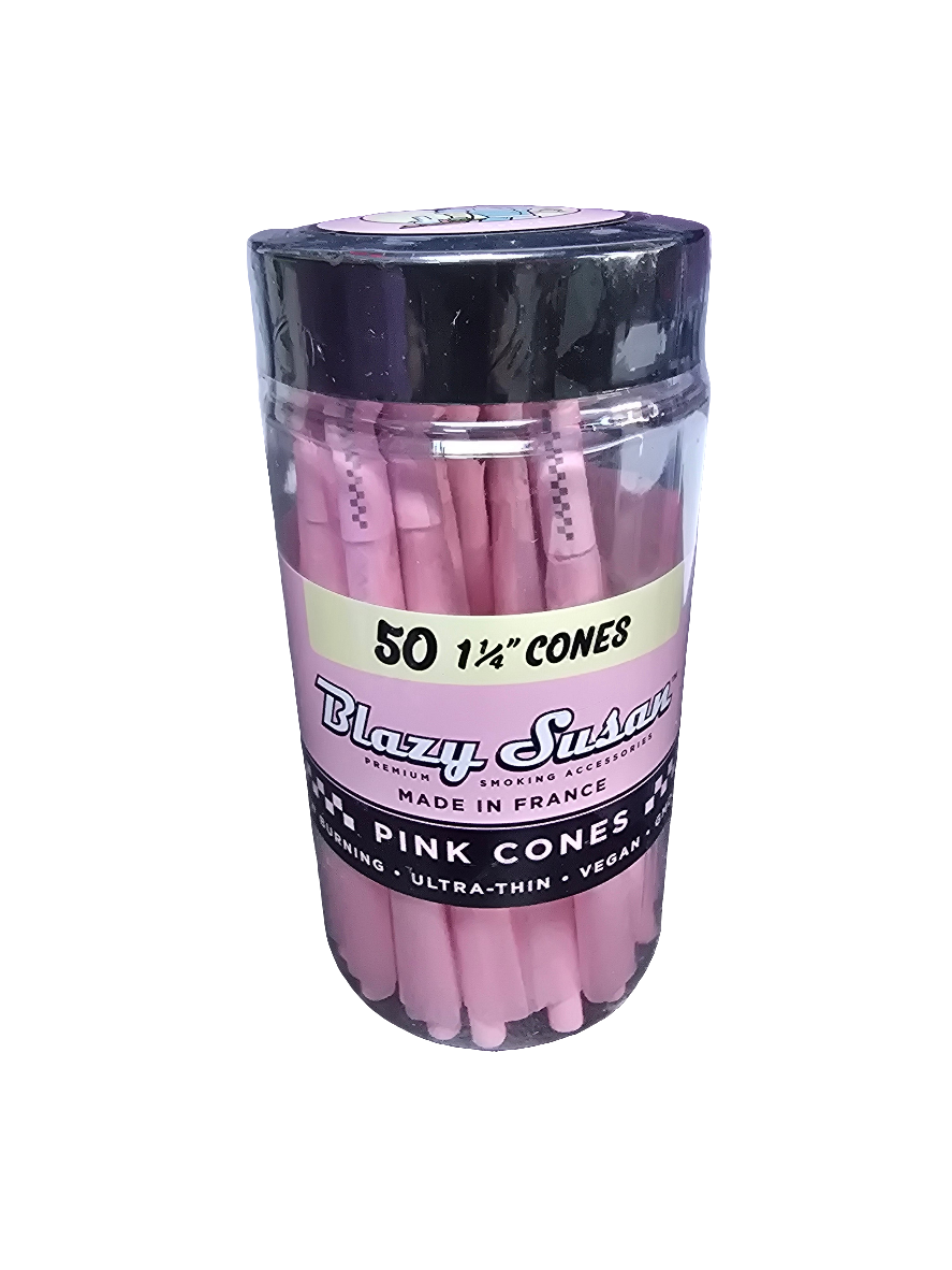 Blazy susan pink cones 1 1/4, 50ct