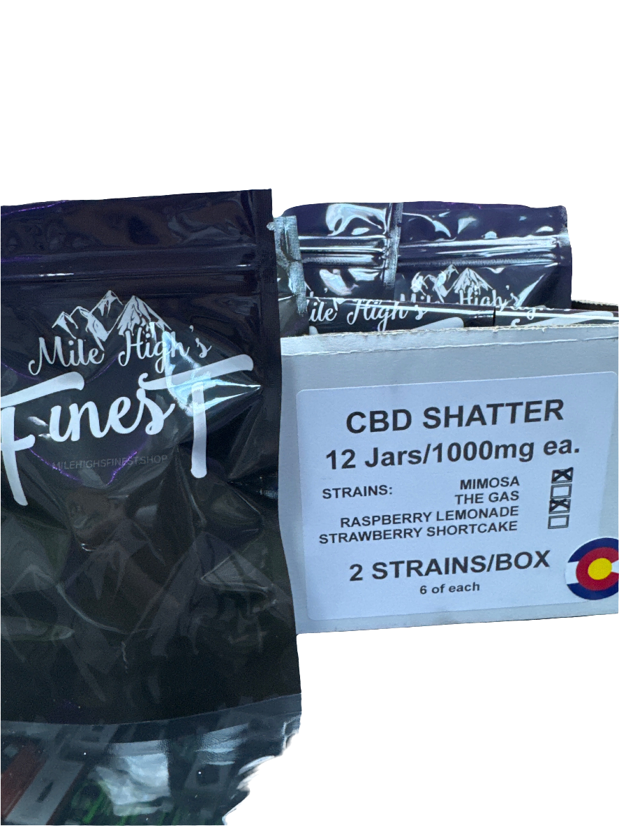 Mile Highs Finest CBD Shatter 1000mg
