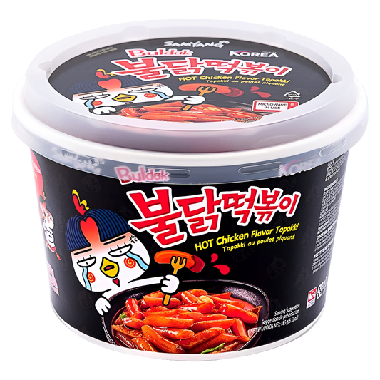Buldak Topokki Rice Cake Hot Chicken Bowl 6.52oz (Korea)