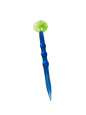 5" Glass Dabber with Flower Bead Decoration