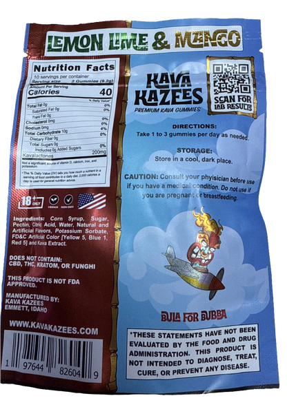 Kava Kazees - Kava Gummies - 1600mg