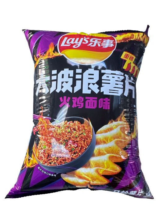 Lays Wavy Buldak Noodles Flavor