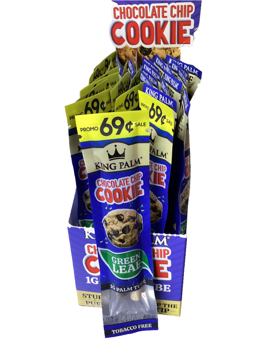 King Palm Chocolate Chip Cookie Single Palm Tube