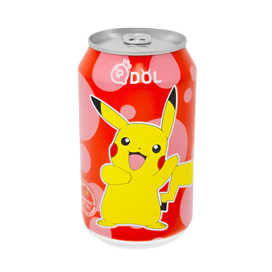 QDol Pokemon Strawberry Sparkling Water (330ml) (China)