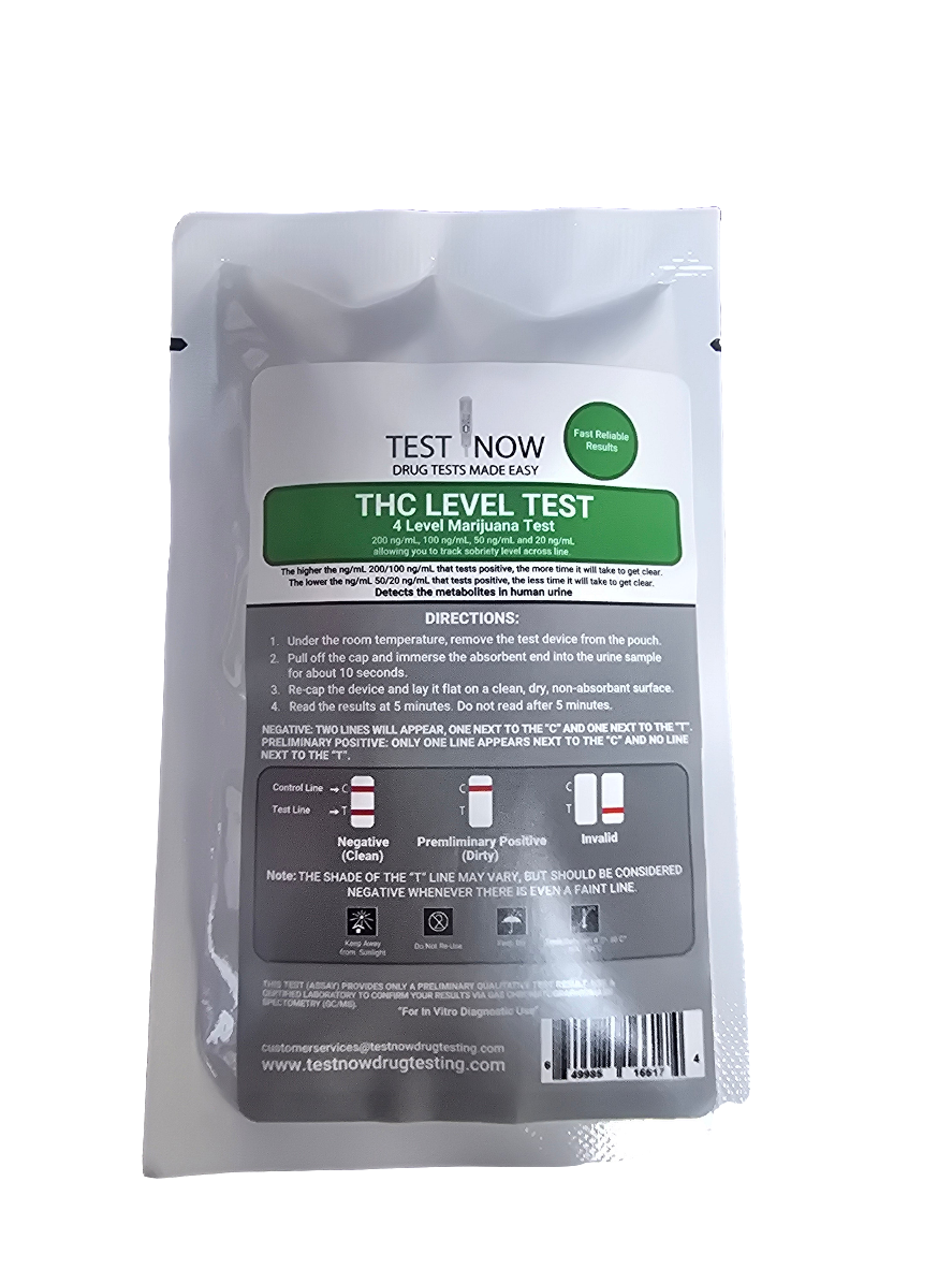 Test now THC 4 level test