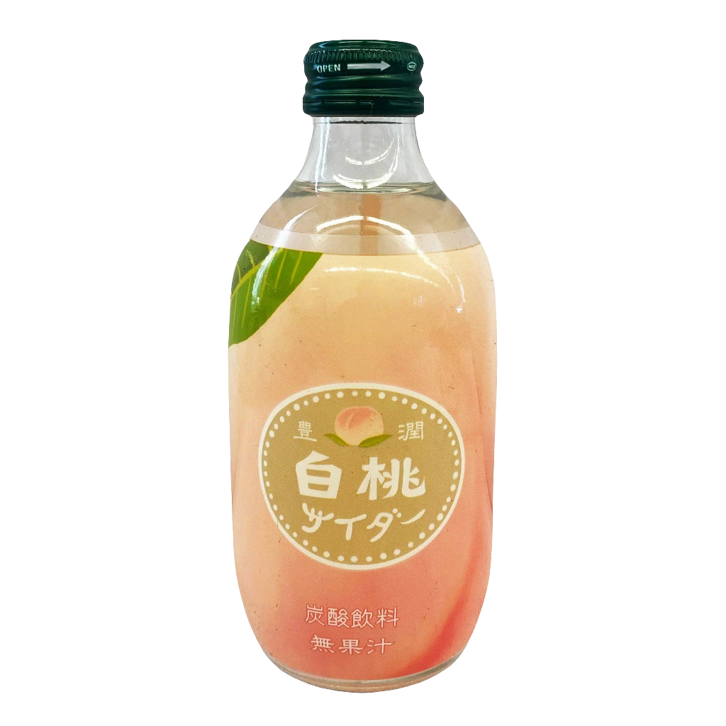 Tomomasu Peach Cider 300ml Glass Bottle (Japan)