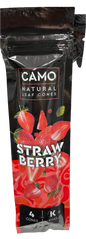 CAMO Natural Leaf King Size Cones - 4 Pack - Strawberry