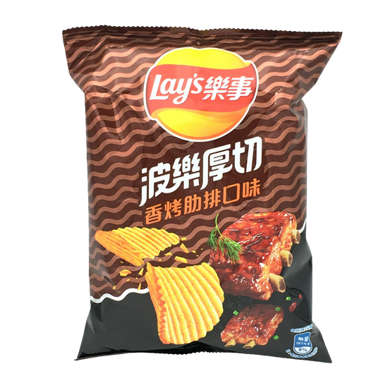 Lays Chips Family Bag - Roasted Ribs (Taiwan)