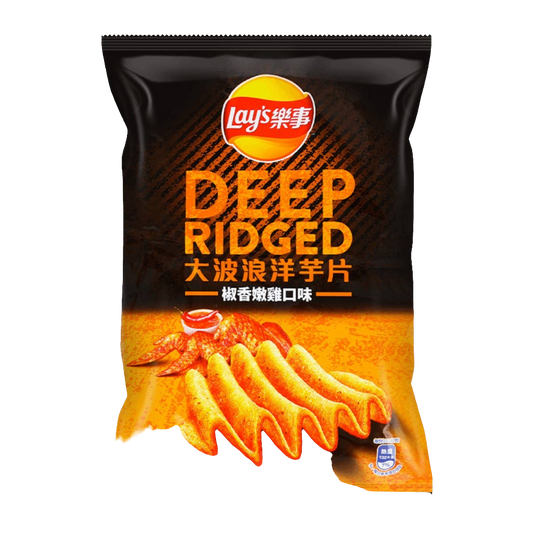 Lays Chips Deep Ridge Pepper Chicken 1.9oz (China)
