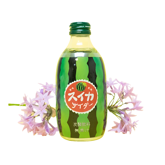 Tomomasu Watermelon Soda 300ml Glass Bottle (Japan)