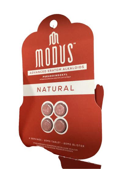 MODUS Advanced Kratom Alkaloids Pseudoindoxyl - 80mg - 4 Tab - Natural