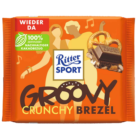 Ritter Sport Groovy Crunchy Brezel 100g (Germany)