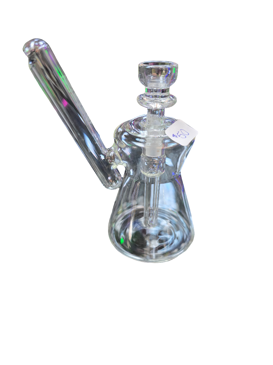 Grav Clear Hourglass Pocket Bubbler