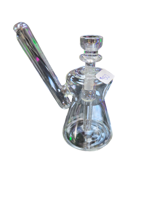 Grav Clear Hourglass Pocket Bubbler