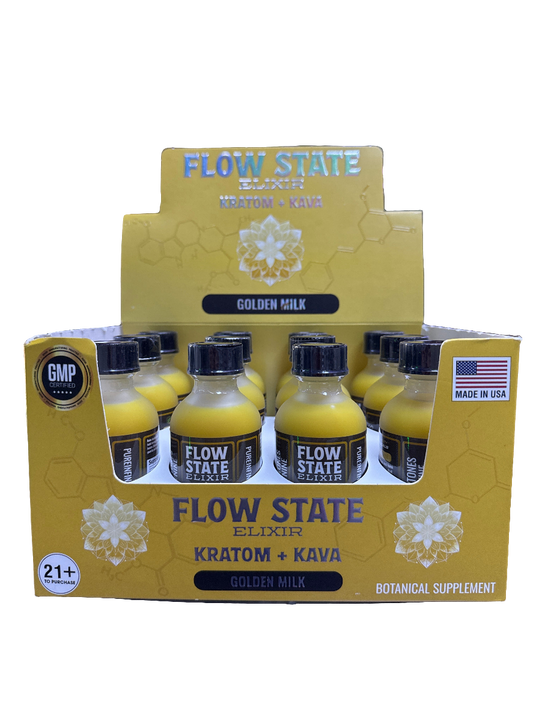 Flow State Kava+Kratom Golden Milk