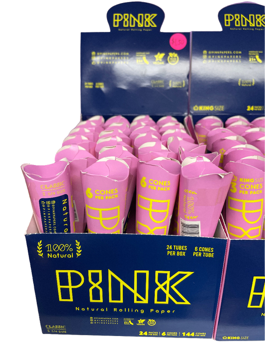 Pink - 1 1/4" Cones - 6 Pack