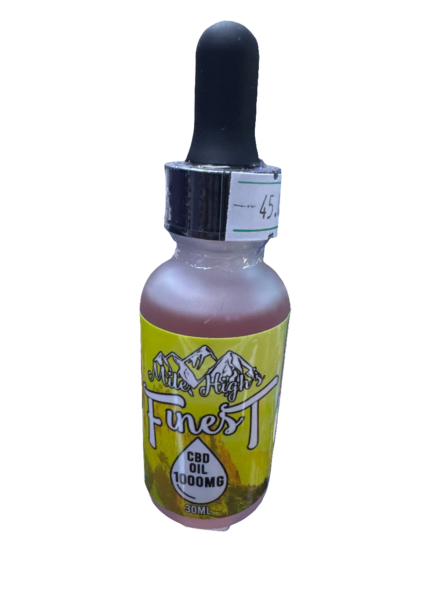 Mile High’s Finest CBD Natural Oil 1000mg/30ml (Lemon)