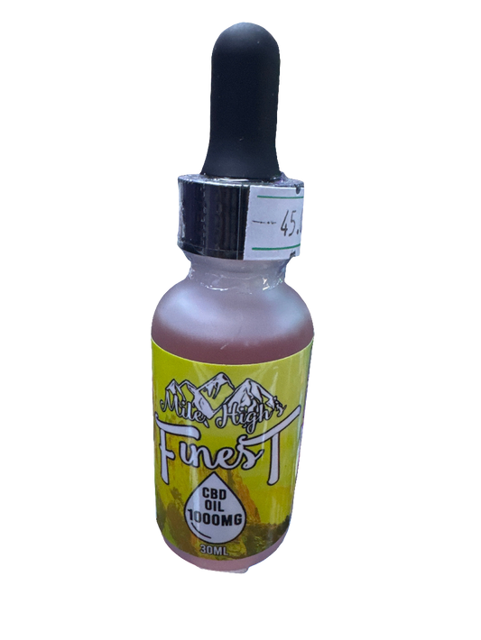 Mile High’s Finest CBD Natural Oil 1000mg/30ml (Lemon)