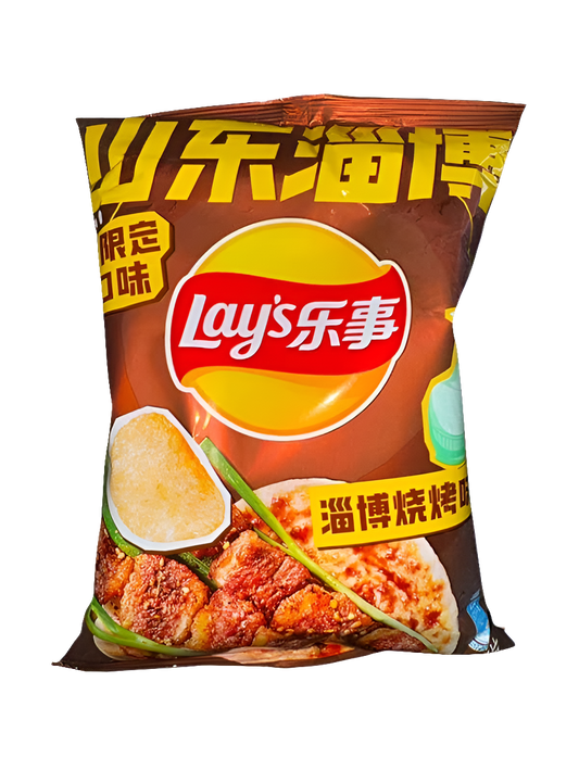 Lays Chips Zibo BBQ Flavor Limited 70g (China)