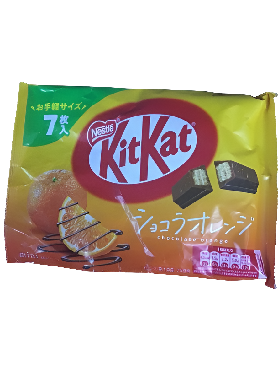 7 Piece Mini Orange Chocolate Kit-Kat’s